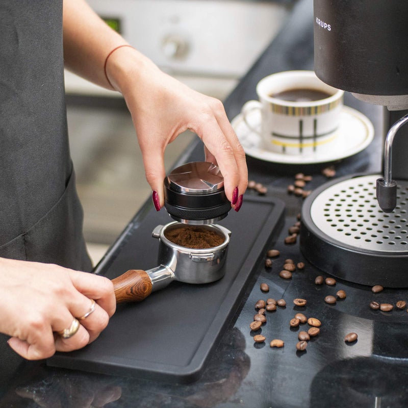 X XUNADA XUNADA Large Espresso Tamping Mat (5â€ x 12â€), Ultra Thick Premium Coffee Tamper Pad, Strong Grip Silicone Tamp Station - Image 5